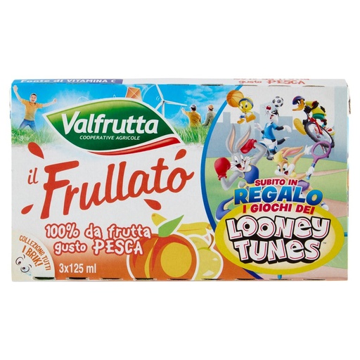 [000000450] Valfrutta Frullato 100% Pesca Ml.125 X Pz.3
