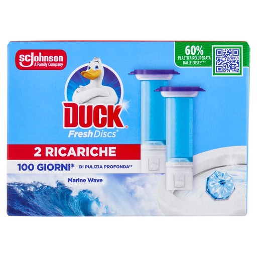 [000000464] Duck Fresh Discs Doppia Ricarica Floral + Lavanda