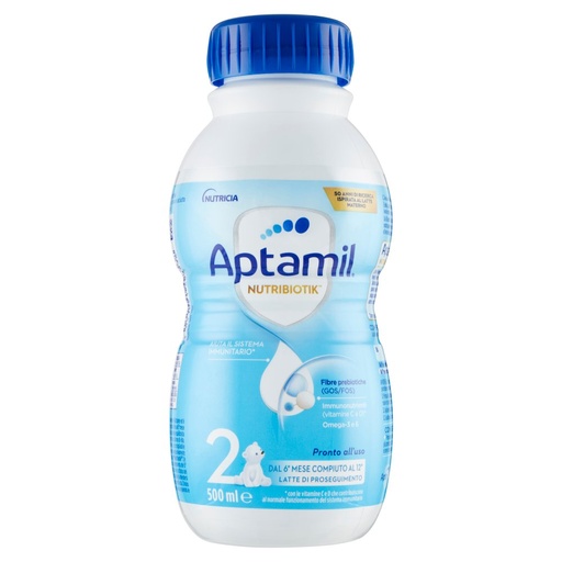 [000000491] Aptamil Nutribiotik 2 Latte Liquido per il Proseguimento Ml.500