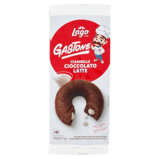 [000000502] Gastone Lago Ciambella Cioccolato e Panna Gr.240