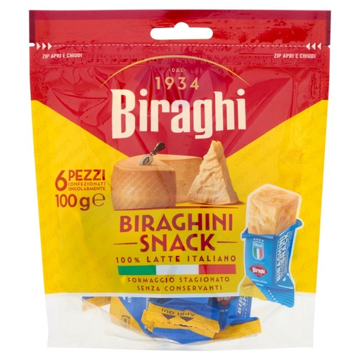 [000000520] Biraghi Biraghini 6 Snack Gr.100