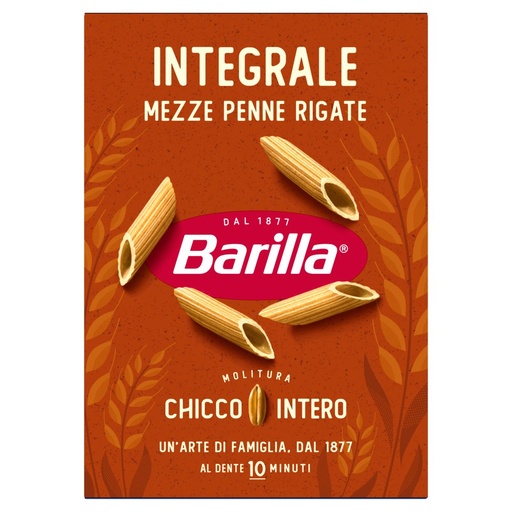 [000000537] Barilla Integrale Mezze Penne Rigate Gr.500