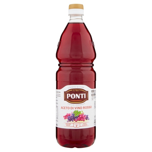 [000000577] Ponti Aceto di Vino Rosso Pet Lt.1