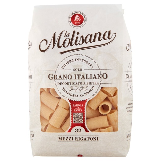 [000000586] La Molisana Mezzi Rigatoni N°32 Gr.500