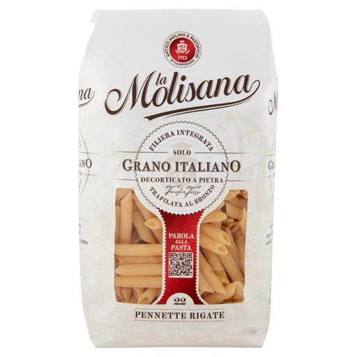 [000000588] La Molisana Pennette Rigate N°22 Gr.500