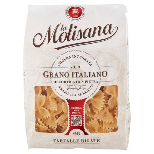 [000000595] La Molisana Farfalle Rigate N°66 Gr.500