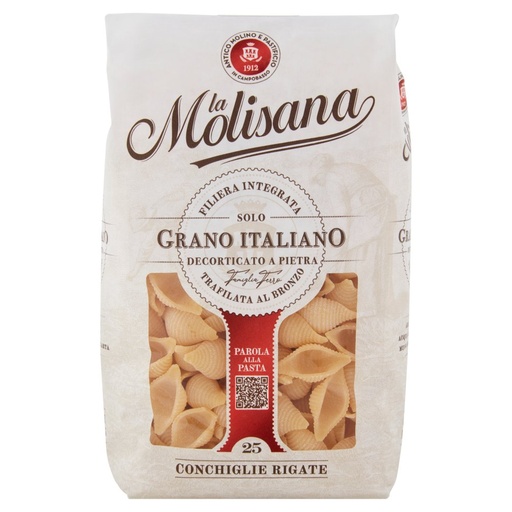 [000000601] La Molisana Conchiglie Rigate N°25 Gr.500
