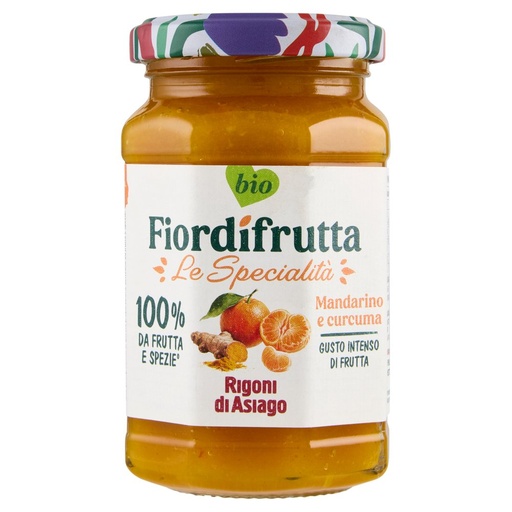 [000000623] Rigoni di Asiago Fiordifrutta Bio Mandarino e Curcuma Gr.260