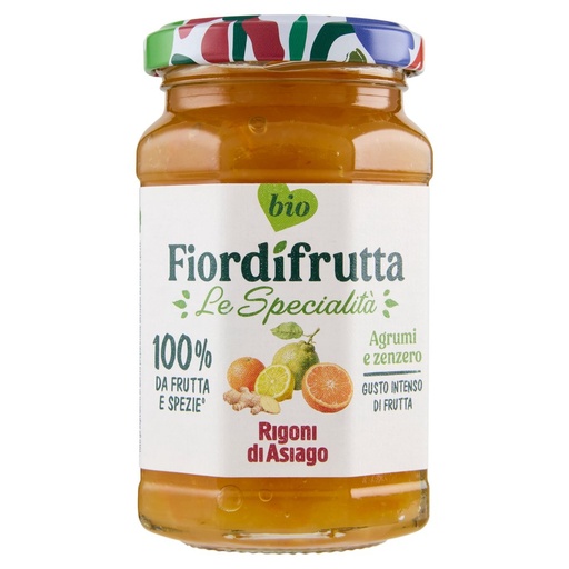 [000000625] Rigoni di Asiago Fiordifrutta Bio Agrumi e Zenzero Gr.260