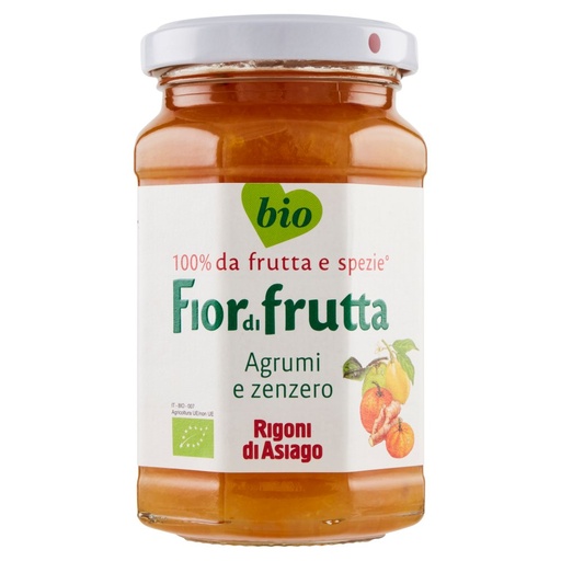 [000000625] Rigoni di Asiago Fiordifrutta Bio Agrumi e Zenzero Gr.260