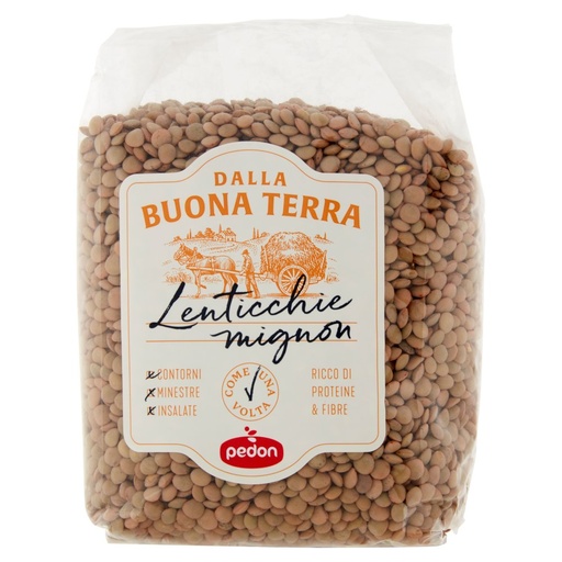 [000000634] Pedon Buona Terra Lenticchie Mignon Gr.500