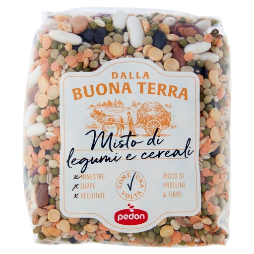[000000638] Pedon Buona Terra Misto Legumi e Cereali Gr.500