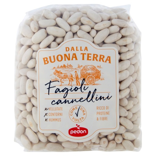 [000000640] Pedon Buona Terra Fagioli Cannellini Gr.500