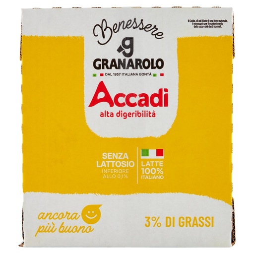 [000000677] Granarolo Latte Accadi' Uht Intero Lt.1