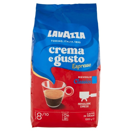 [000000684] Lavazza Caffè Crema e Gusto Classico in Grani Kg.1