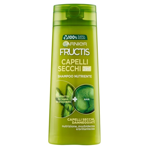 [000000767] Garnier Fructis Shampoo 2 in 1 Capelli Secchi Ml.250