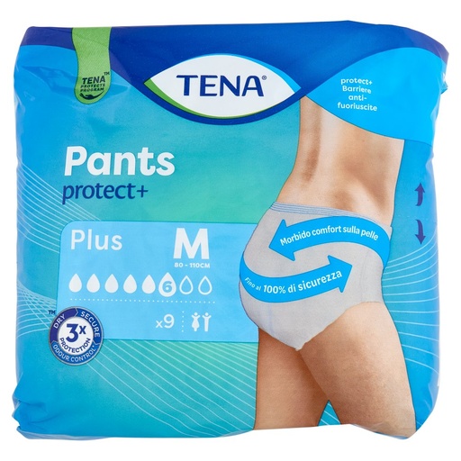 [000000818] Tena Pants Plus Media X9
