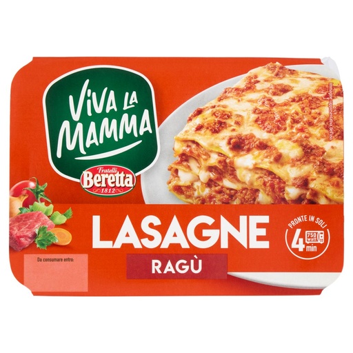 [000000870] Viva La Mamma Lasagne al Ragu' Gr.400