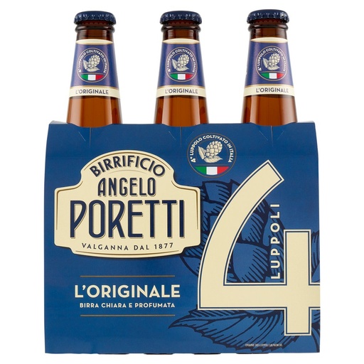 [000000871] PORETTI 4 LUPPOLI BIRRA CL.33X3