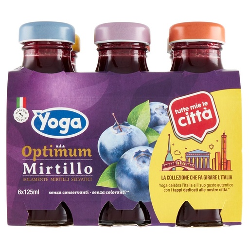 [000000876] Yoga Optimum Succo Mirtillo Ml.125 X 6