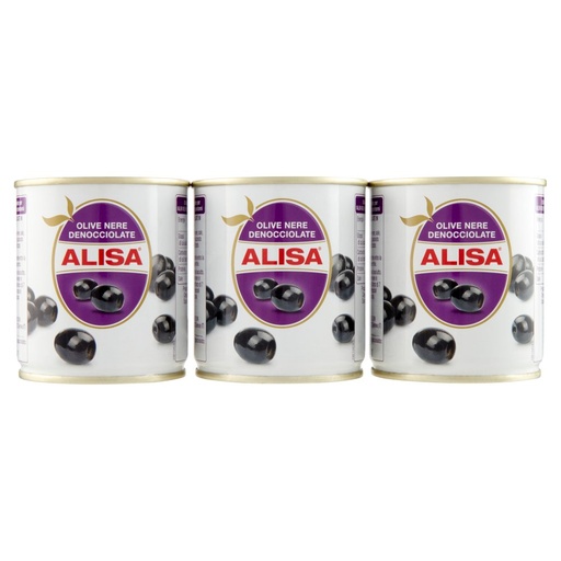 [000000898] Alisa Olive Nere Denocciolate Gr.200 X Pz.3