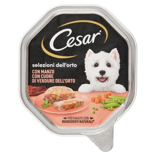 [000000915] Cesar Selezioni Manzo e Verdurine per Cane Gr.150