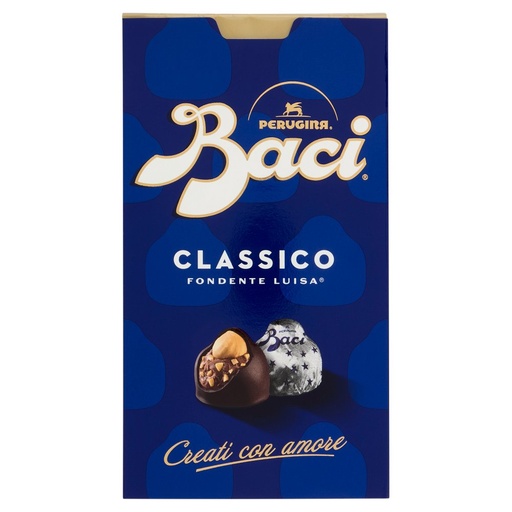 [000000960] Baci Perugina Cioccolatini Fondenti Ripieni al Gianduia Gr.200