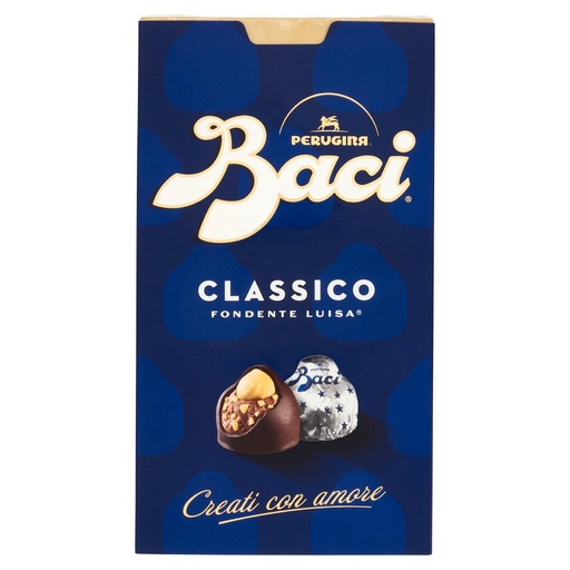 [000000960] Baci Perugina Cioccolatini Fondenti Ripieni al Gianduia Gr.200