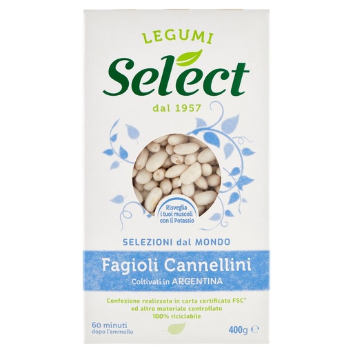 [000001003] Select Fagioli Cannellini Astuccio Gr.400