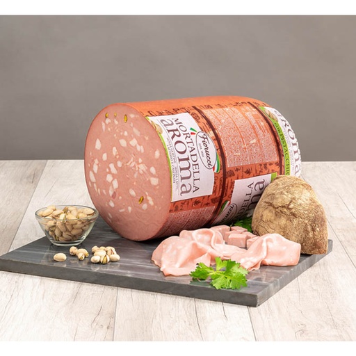 [000001080] Fiorucci Mortadella Aroma con Pistacchio Kg.14