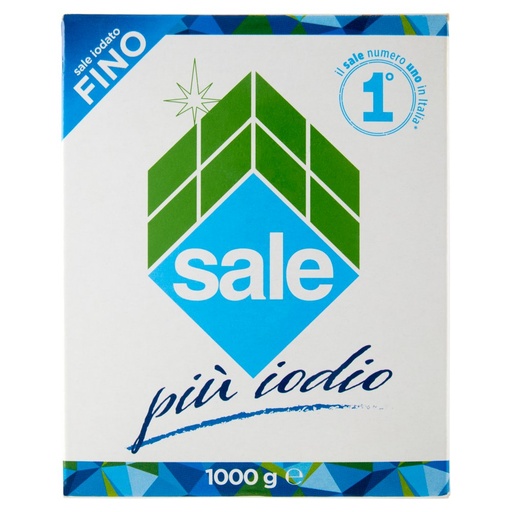 [000001114] Sale di Sicilia Sale Alimentare + Iodio Fino Kg1