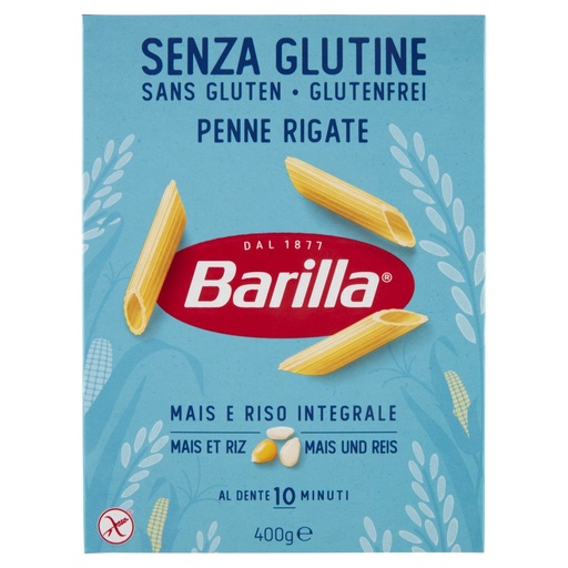 [000001159] Barilla Senza Glutine Penne Rigate Gr.400