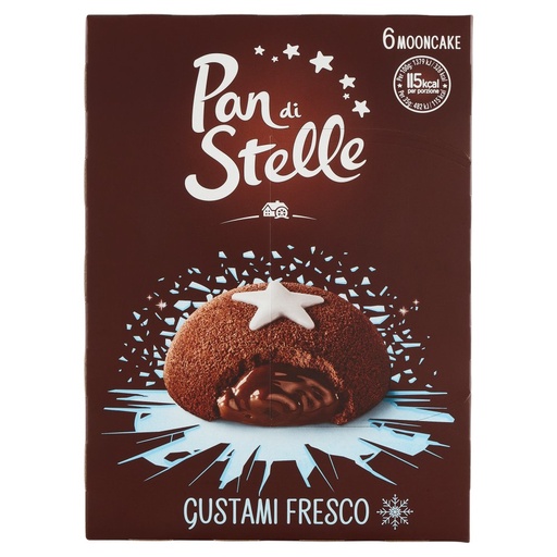 [000001165] Mulino Bianco Pan di Stelle Mooncake Tortino al Cioccolato Pz.6 Gr.210