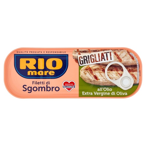 [000001168] RIO MARE SGOMBRO GRIGLIATO IN OLIO OLIVA