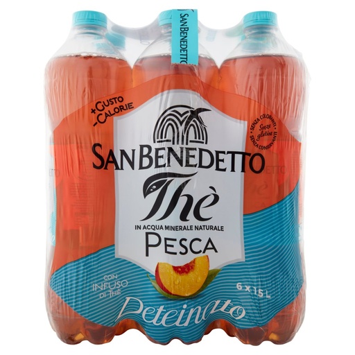 [000001193] San Benedetto Thè Pesca Deteinato Lt.1,5