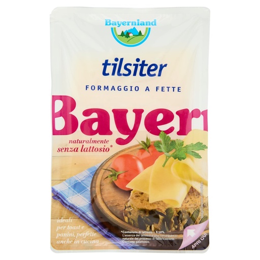 [000001214] Bayernland Tilsiter Fette senza Lattosio Gr.100