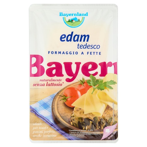 [000001215] Bayernland Edamer Fette senza Lattosio Gr.100