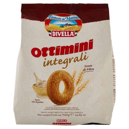 [000001248] Divella Biscotti Ottimini Integrali Gr.700
