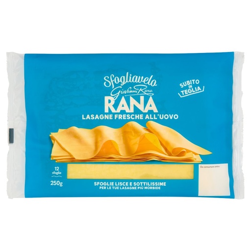 [000001336] Giovanni Rana Lasagne Sfogliavelo Gr.250