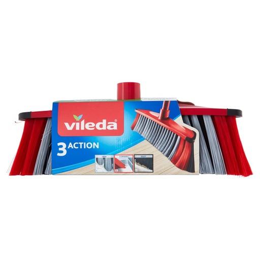 [000001365] Vileda Scopa 3 Action senza Manico