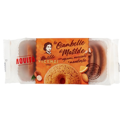 [000001394] Matilde Vicenzi Le Ciambelle con Agrumi Nocciole e Mandorle Gr.200