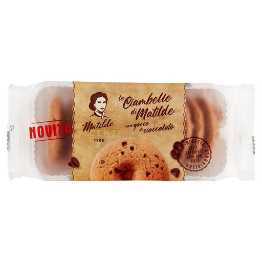 [000001395] Matilde Vicenzi Le Ciambelle con Gocce di Cioccolato Gr.200