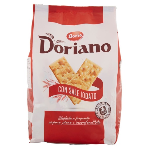 [000001448] Doria Crackers Doriano con Sale Iodato Gr.700