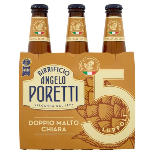 [000001473] PORETTI 5 LUPPOLI BIRRA CL.33X3