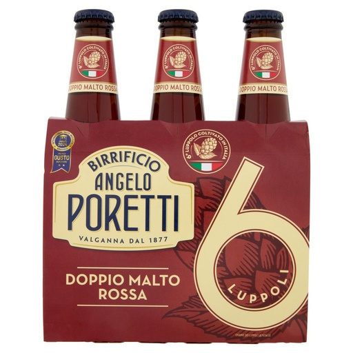 [000001474] PORETTI 6 LUPPOLI BIRRA CL.33X3