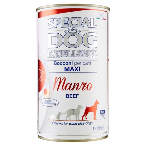 [000001671] Monge Special Dog Excellence Bocconi per Cani Maxi con Manzo Kg.1,275