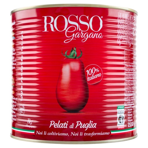 [000001710] Rosso Gargano Pomodori Pelati di Puglia Kg.2,55