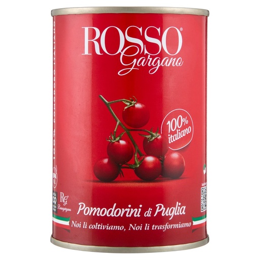 [000001714] Rosso Gargano Pomodorini di Puglia Gr.400