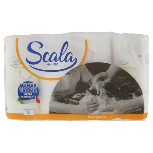 [000001835] Scala Asciugatutto 4 Rotoli