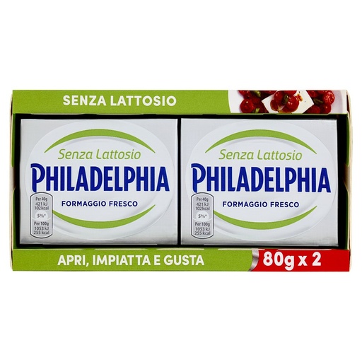 [000001862] Philadelphia senza Lattosio Gr.80 X Pz.2